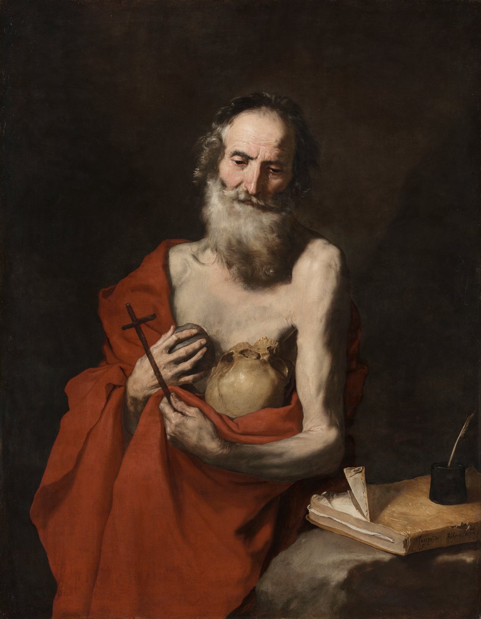 Sankt Jerome af Jusepe de Ribera