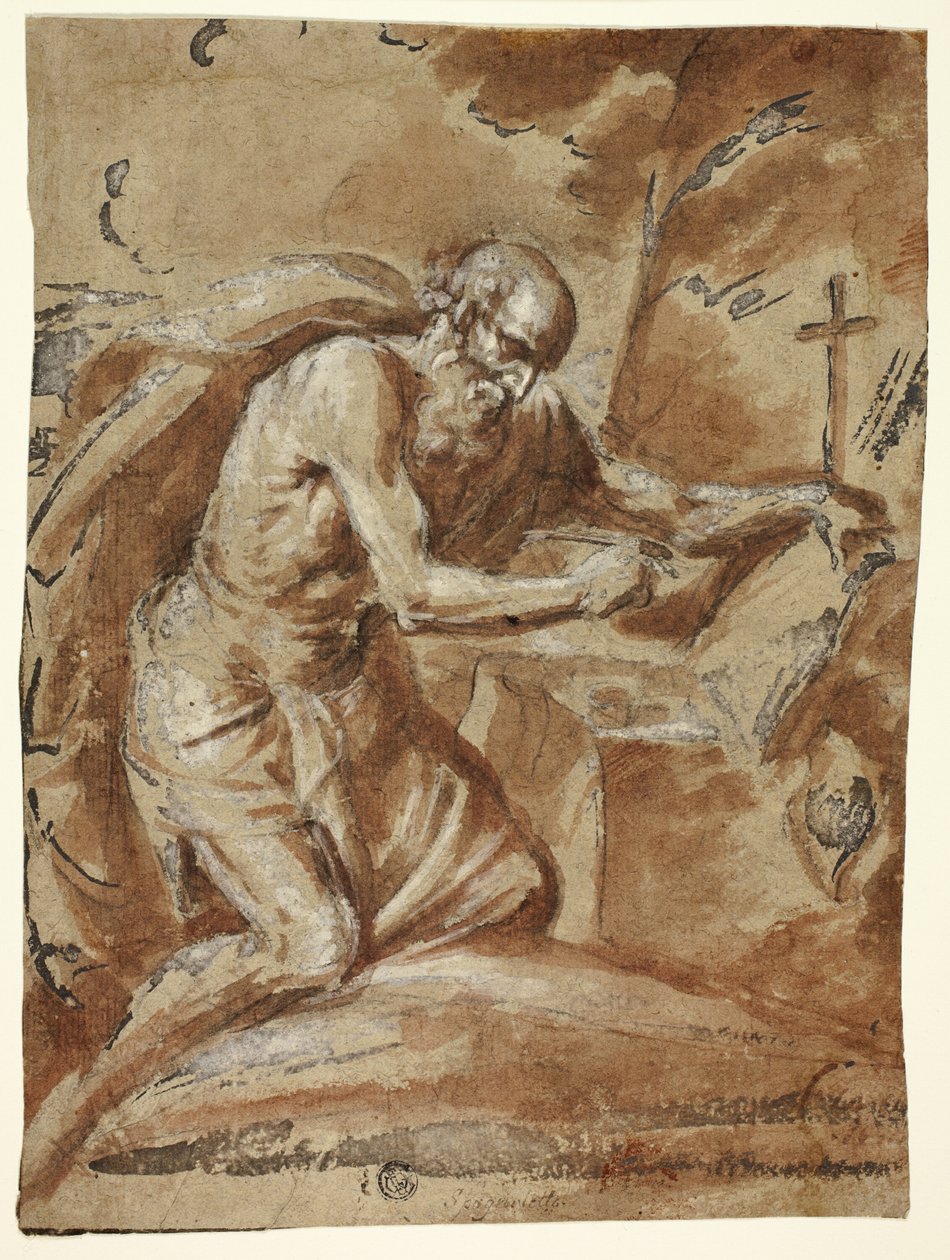 Sankt Jerome af Jusepe de Ribera