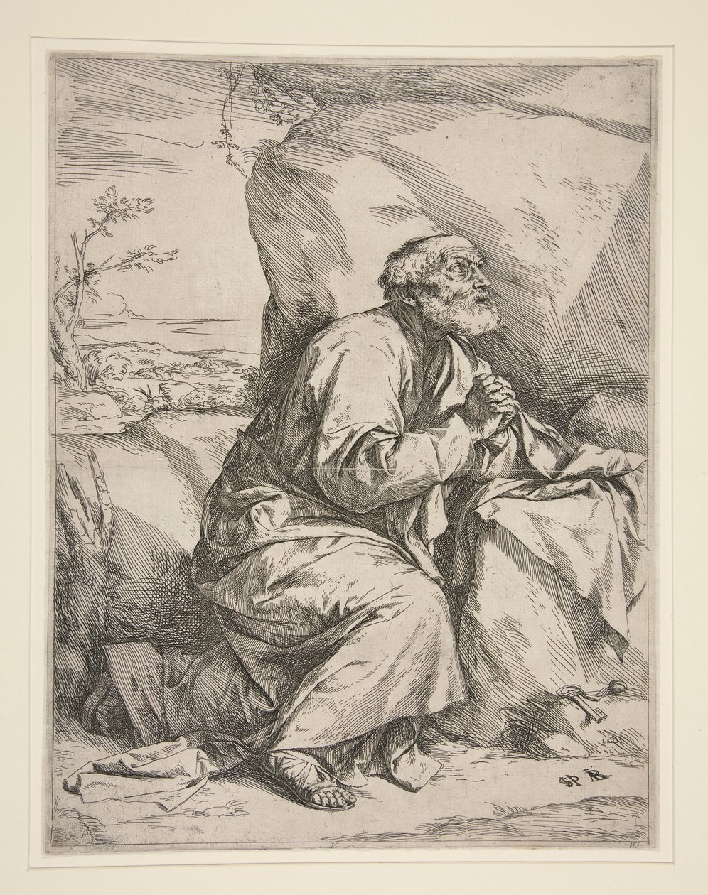 Sankt Peter i anger af Jusepe de Ribera