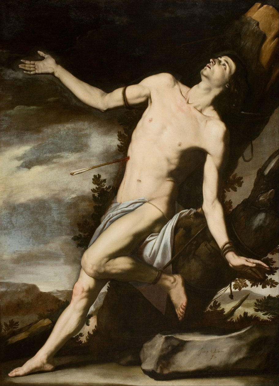 Sankt Sebastian af Jusepe de Ribera