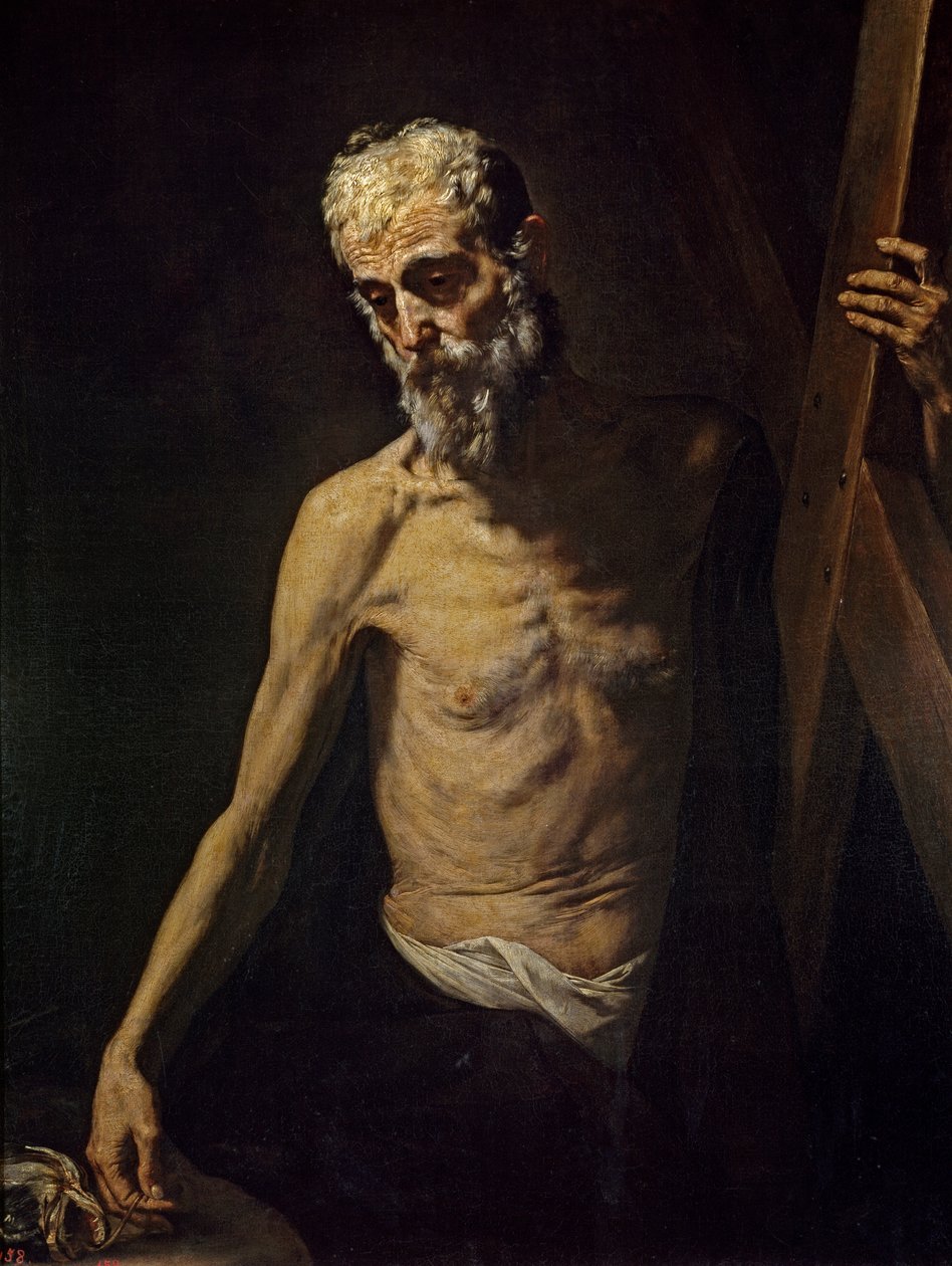 Sankt Andreas, ca.1631 af Jusepe de Ribera
