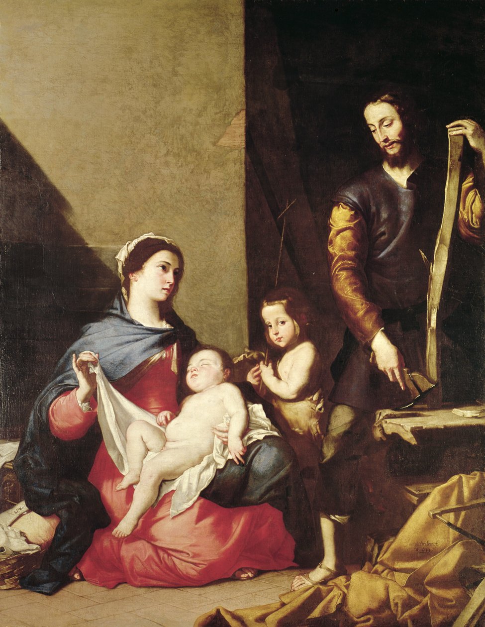 Den hellige familie, 1639 af Jusepe de Ribera