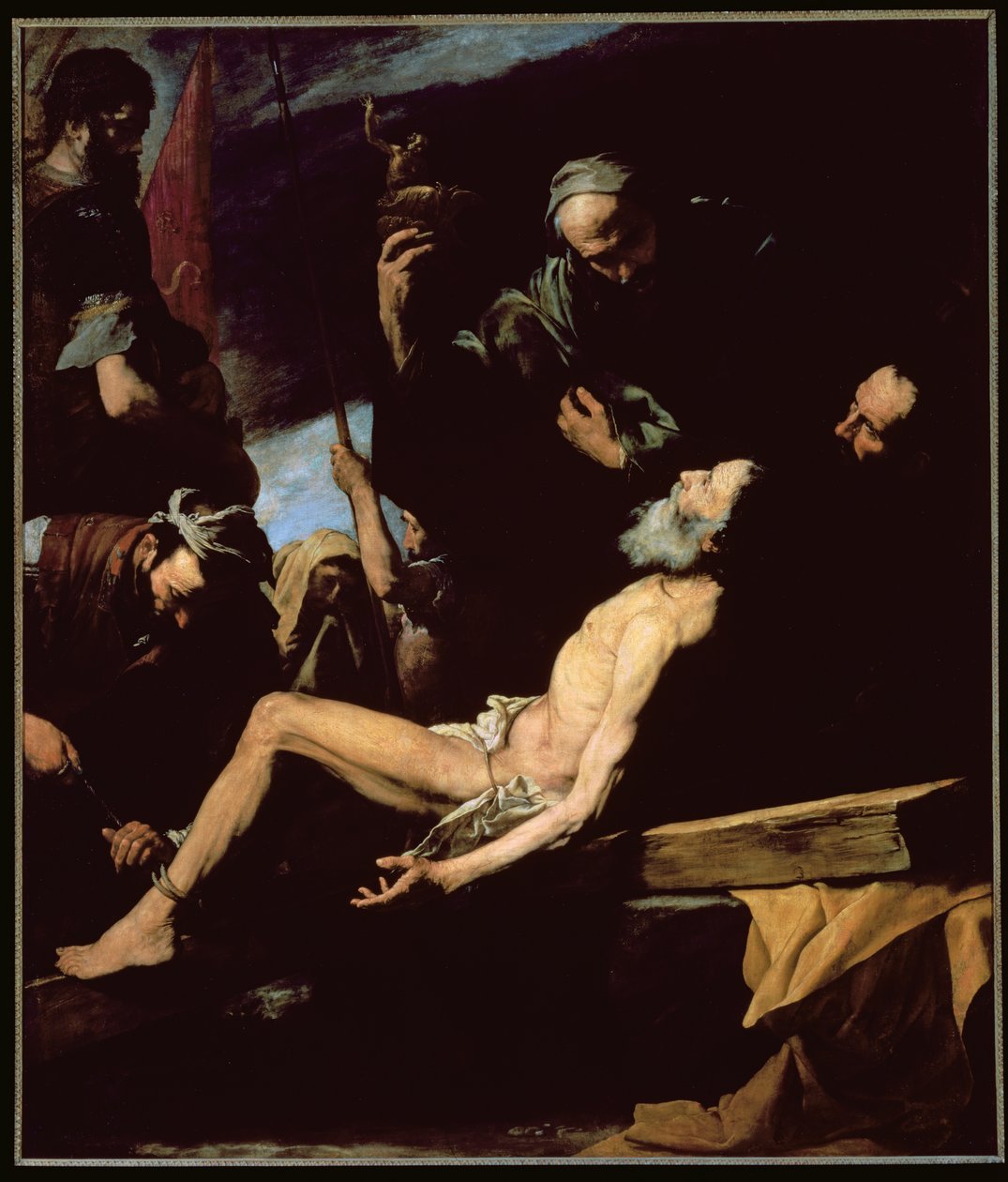 The Martyrium of St. Andrew, 1628 af Jusepe de Ribera