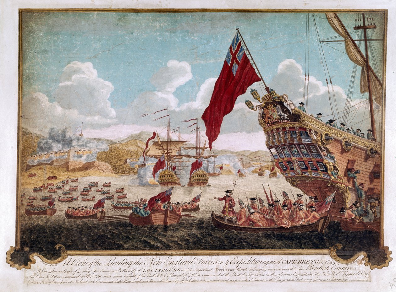 The Capture of Louisbourg, 1745dani af Justin Stevens