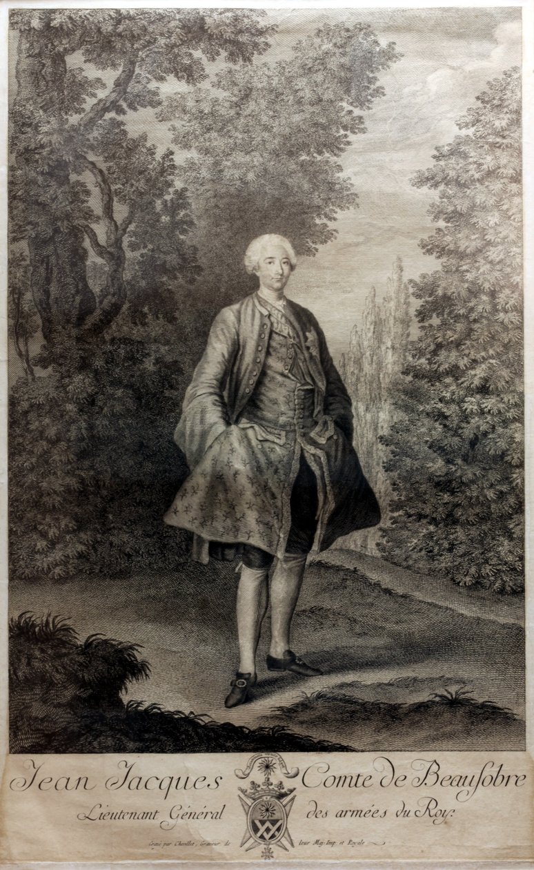 Jean-Jacques, greve af Beausobre (1704-1783), generalløjtnant for kongens hære af Justus Chevillet