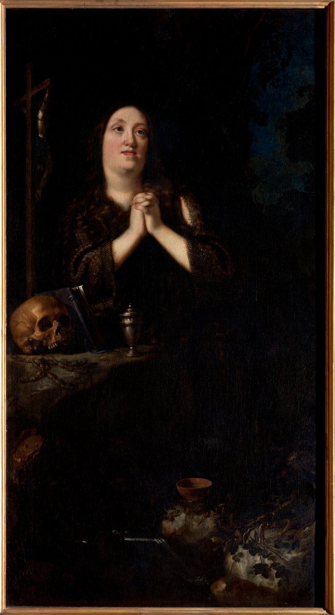 Portræt af Maria Maddalena af Østrig som Sankt Maria Magdalena, ca. 1620 af Justus Sustermans