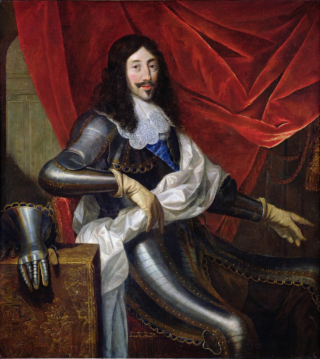 Ludvig XIII (1601-43) Konge af Frankrig og Navarra, efter 1630 af Justus van Egmont
