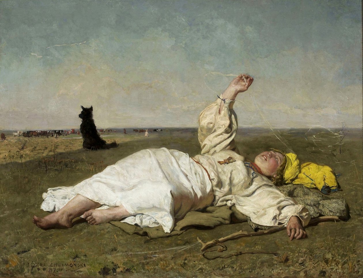 Indian summer af Józef Chełmoński