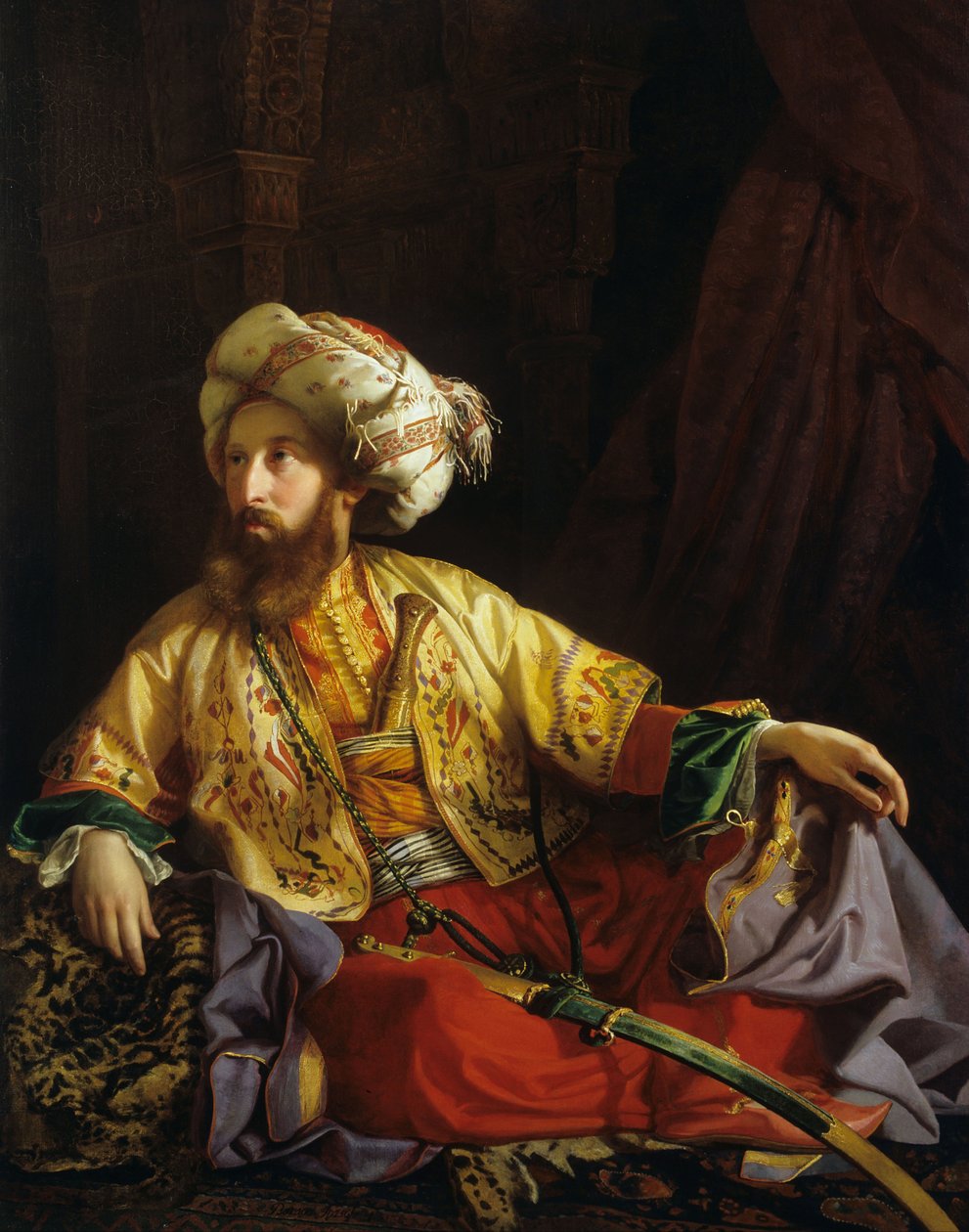 Emir af Libanon, 1843. af József Borsos