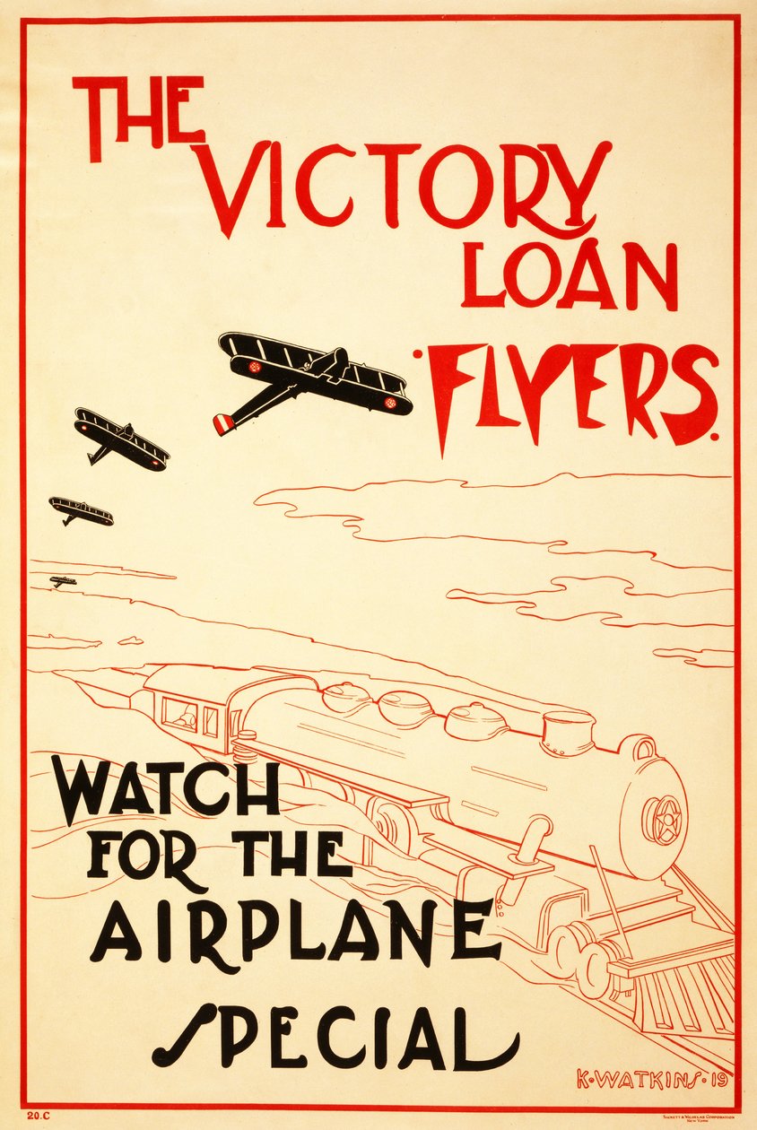 The Victory Loan Flyers, udgivet 1919 af K. Watkins