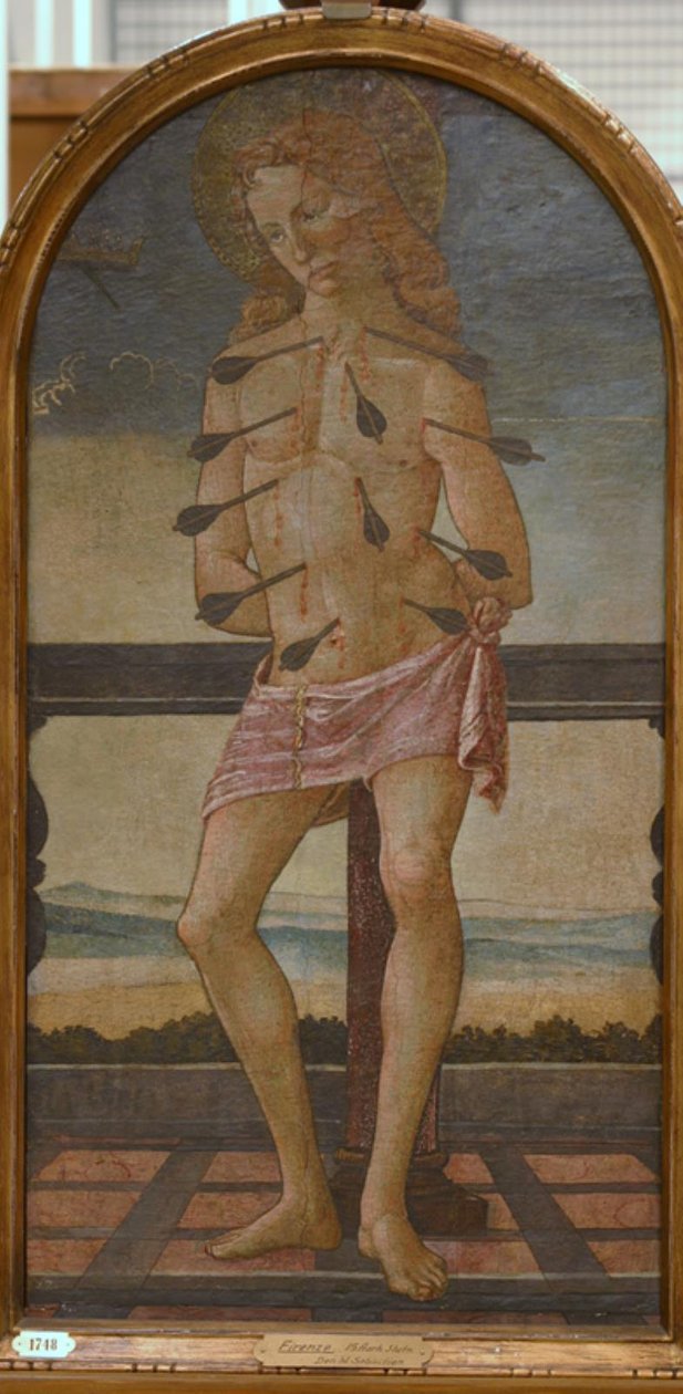 Saint Sebastian af KMS 1748 Ubekendt