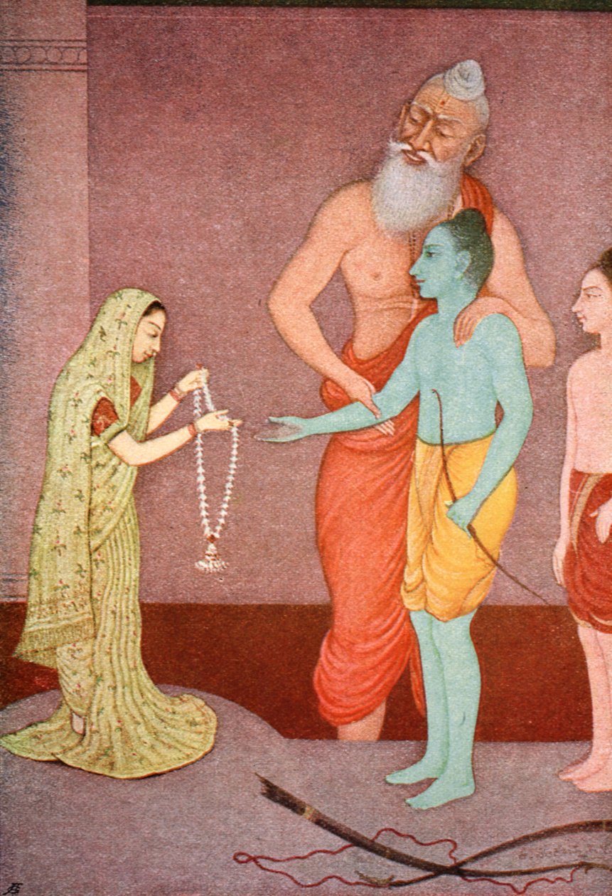 Ramas ægteskab, 1913. af K Venkatappa