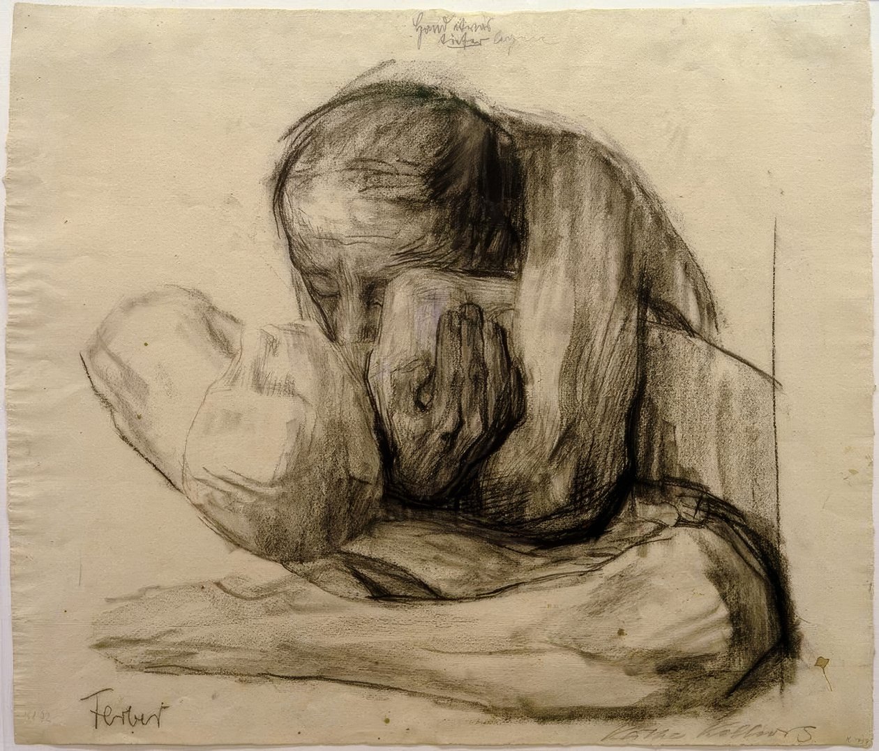 K. Kollwitz, kvinde med dødt barn af Käthe Kollwitz