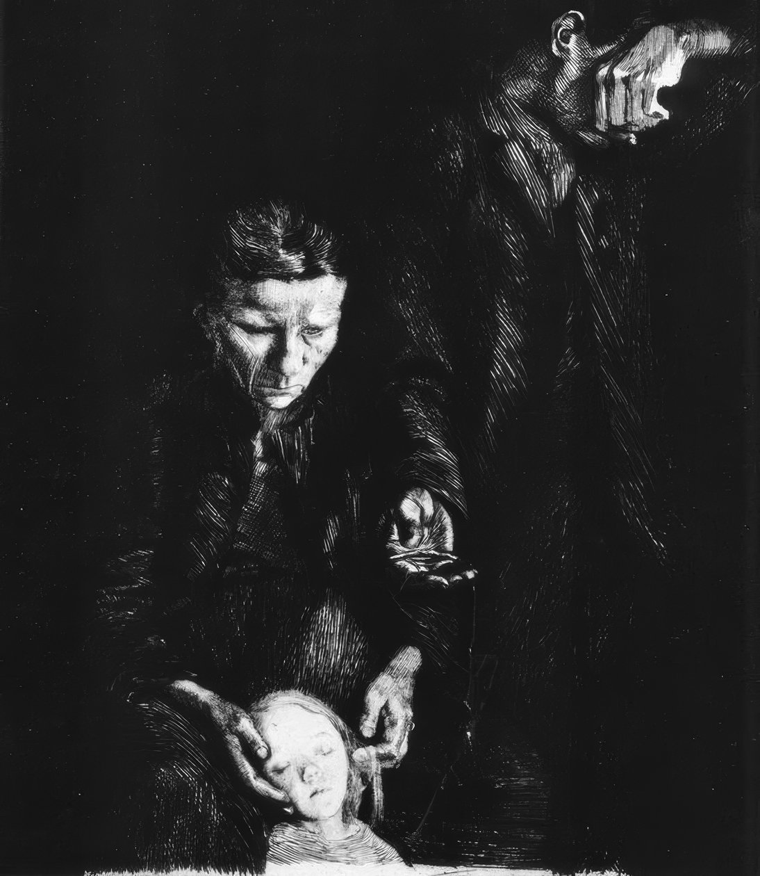 K. Kollwitz, trampet på af Käthe Kollwitz