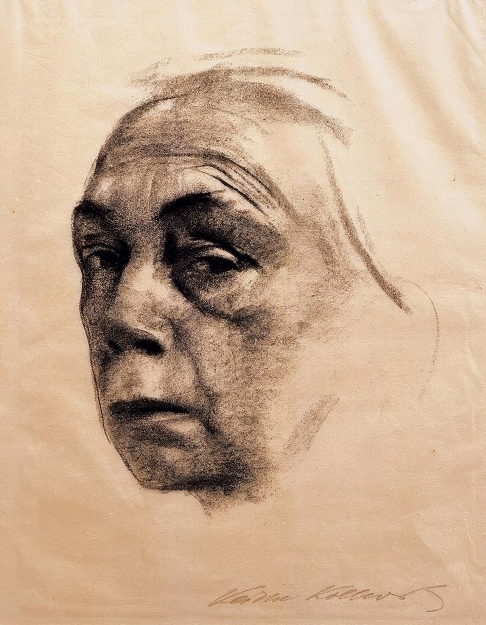 Selvportræt af Käthe Kollwitz