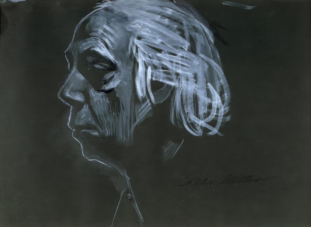 Selvportræt af Käthe Kollwitz