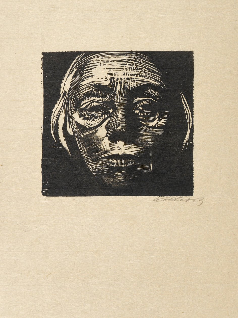 Selvportræt, 1923. af Käthe Kollwitz