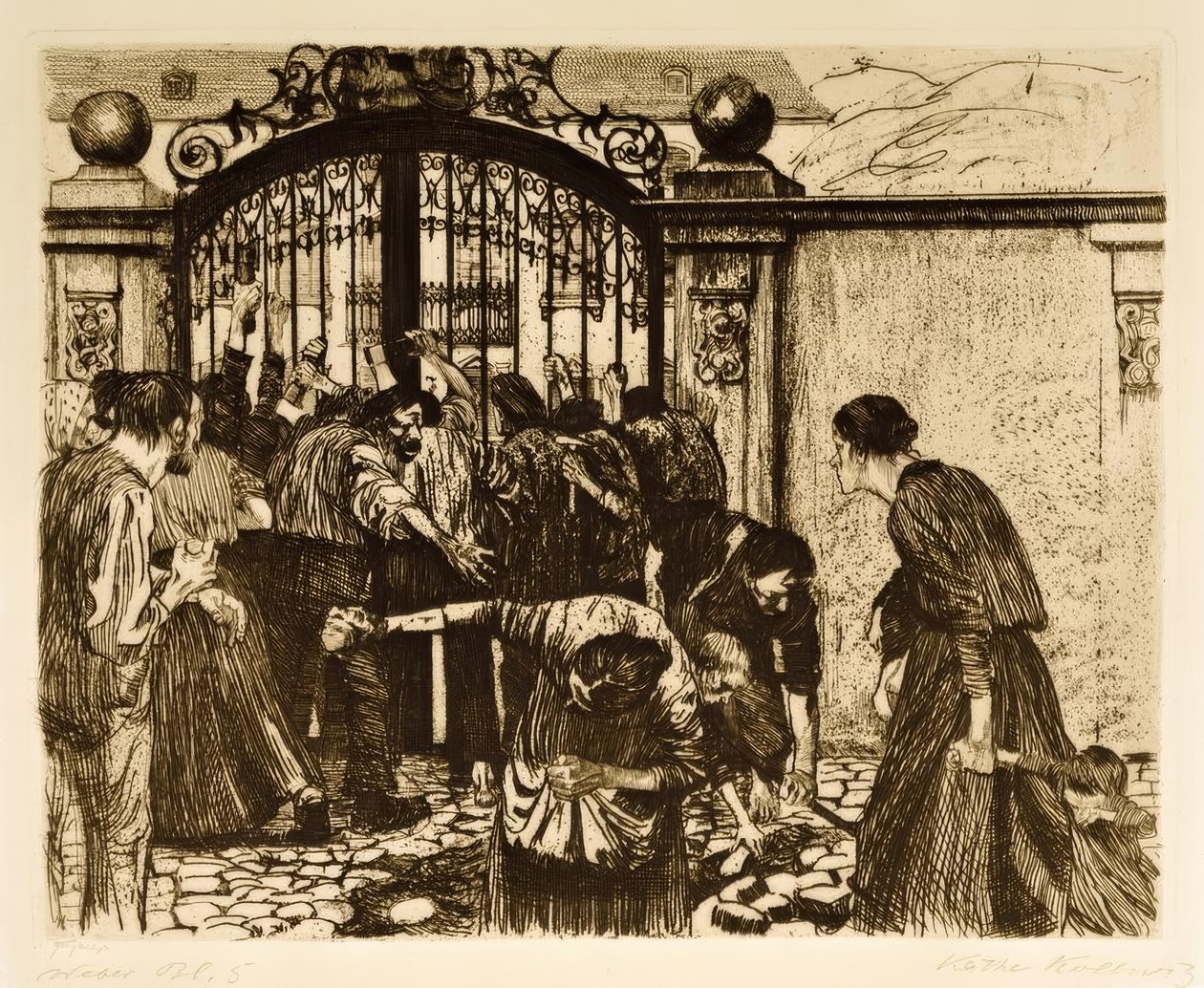 Sturm af Käthe Kollwitz