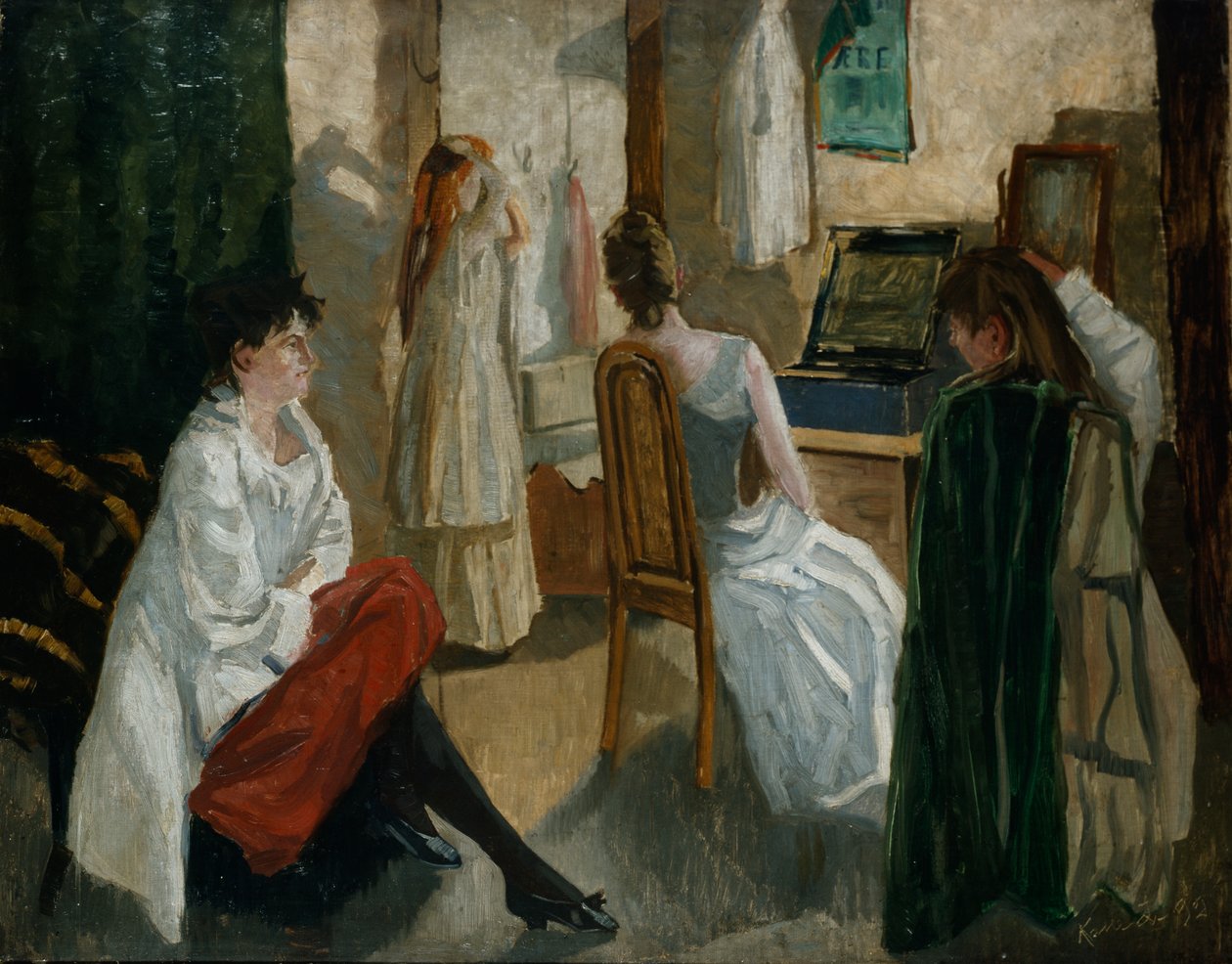 En skuespillerindes garderobe af Kalle Lochen