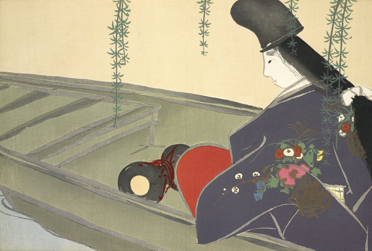 Asazuma-bune, kun fra Momoyo af Kamisaka Sekka