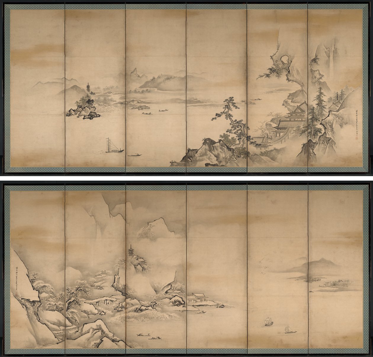 De fire årstider af Kanō Tan’yū