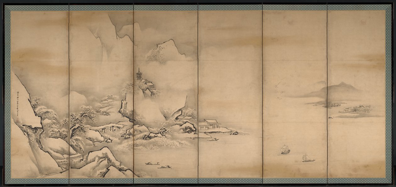 De fire årstider af Kanō Tan’yū