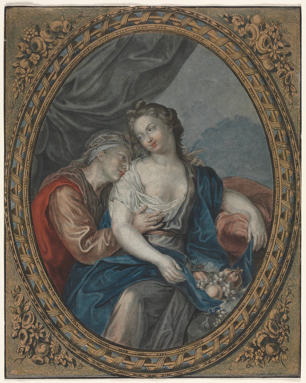 Vertumnus og Pomona af Kano Sanraku