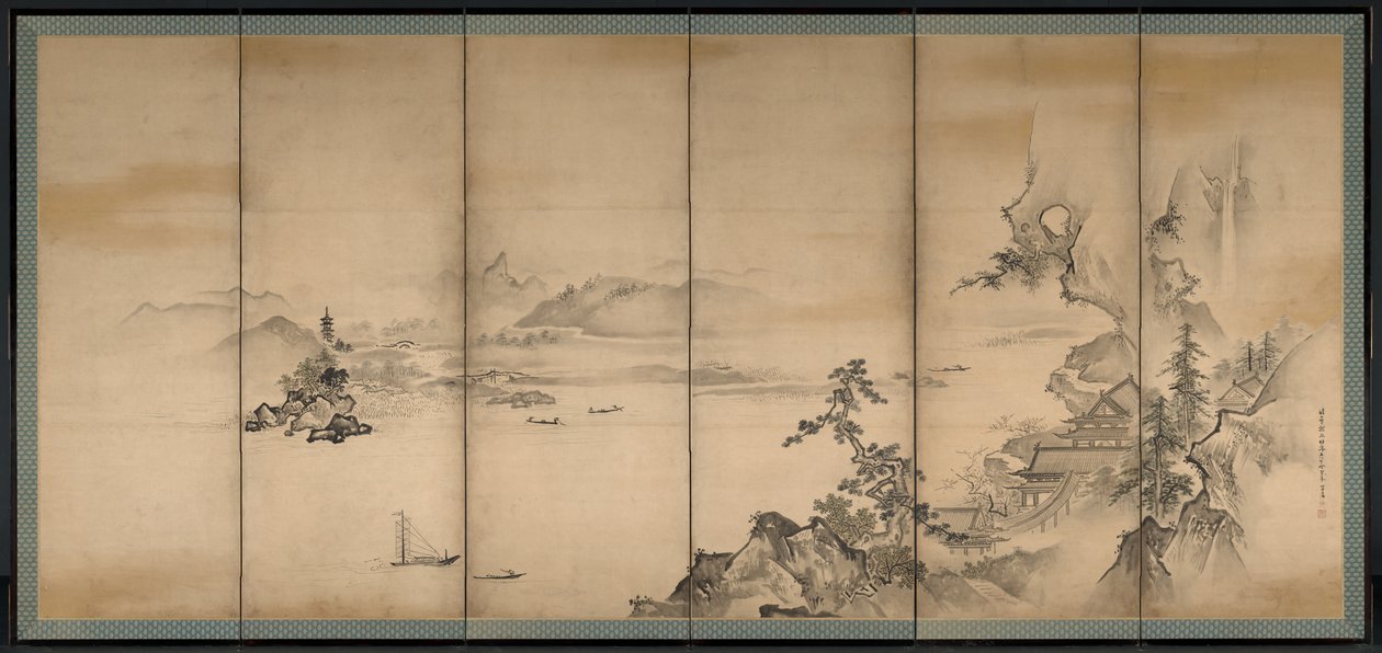 De fire årstider, 1668. af Kanō Tan’yū