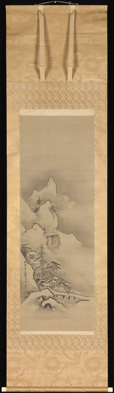 Vinterlandskab, 1662. af Kanō Tan’yū