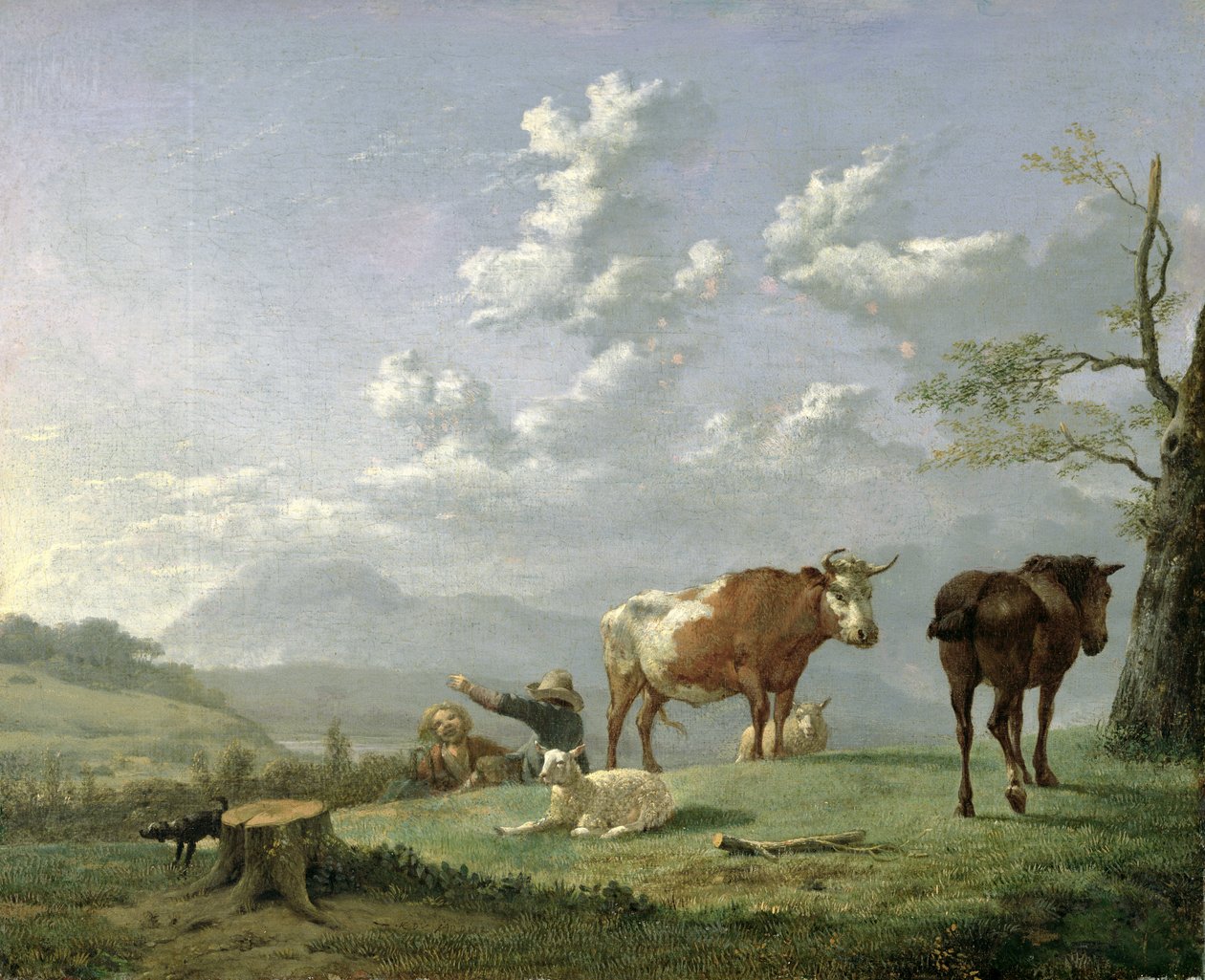 Pastoralt Landskab, ca. 1650