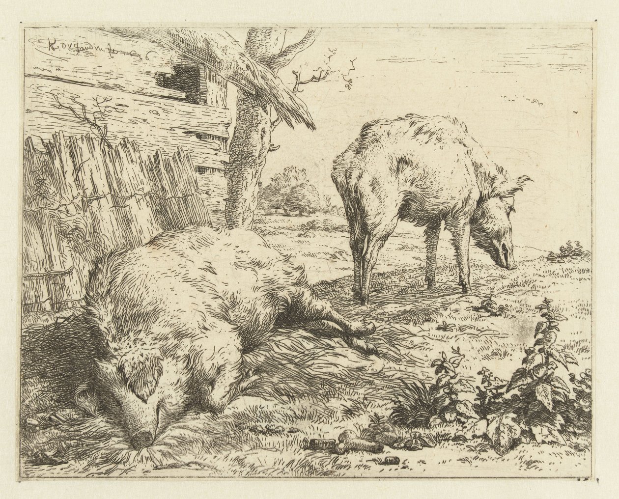 to orner af Karel Du Jardin