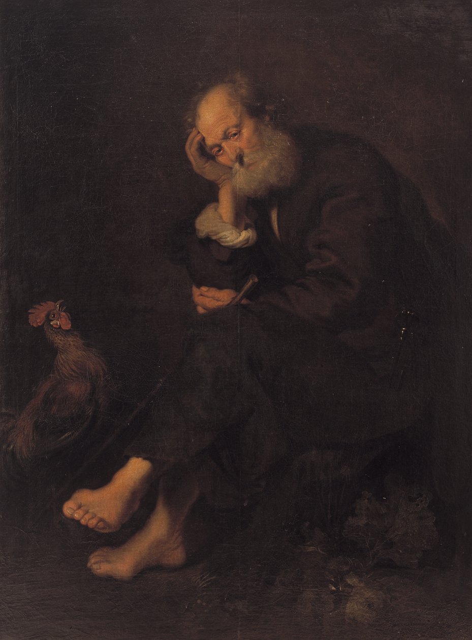 Sankt Peter angrende af Karel van III Mander
