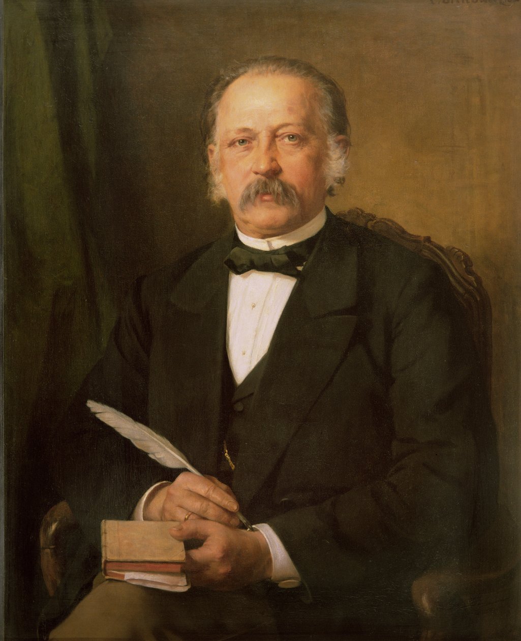 Theodor Fontane, 1883 af Karl Breitbach