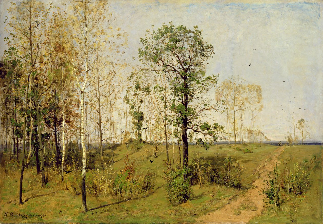 Tidligt forår i Weimar, 1876 af Karl Buchholz