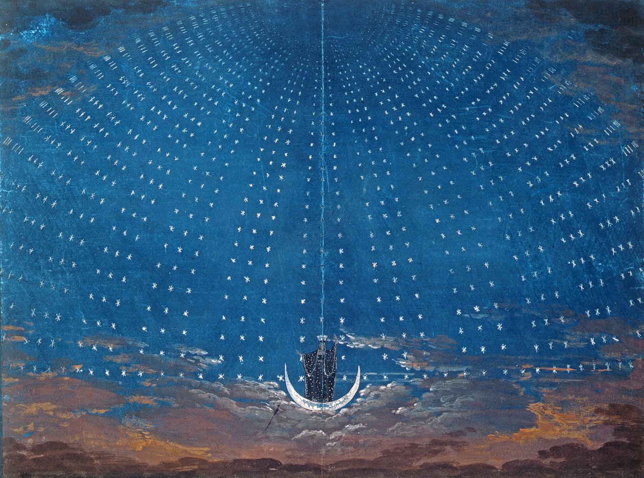 The Palace of the Queen of the Night, scenografi til 