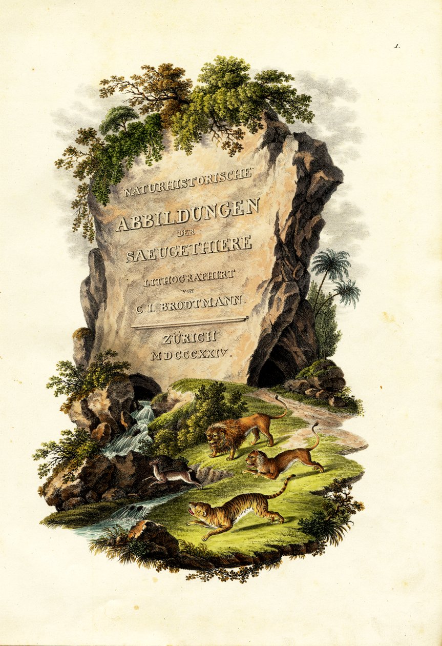 Titelblad, 1824 af Karl Joseph Brodtmann