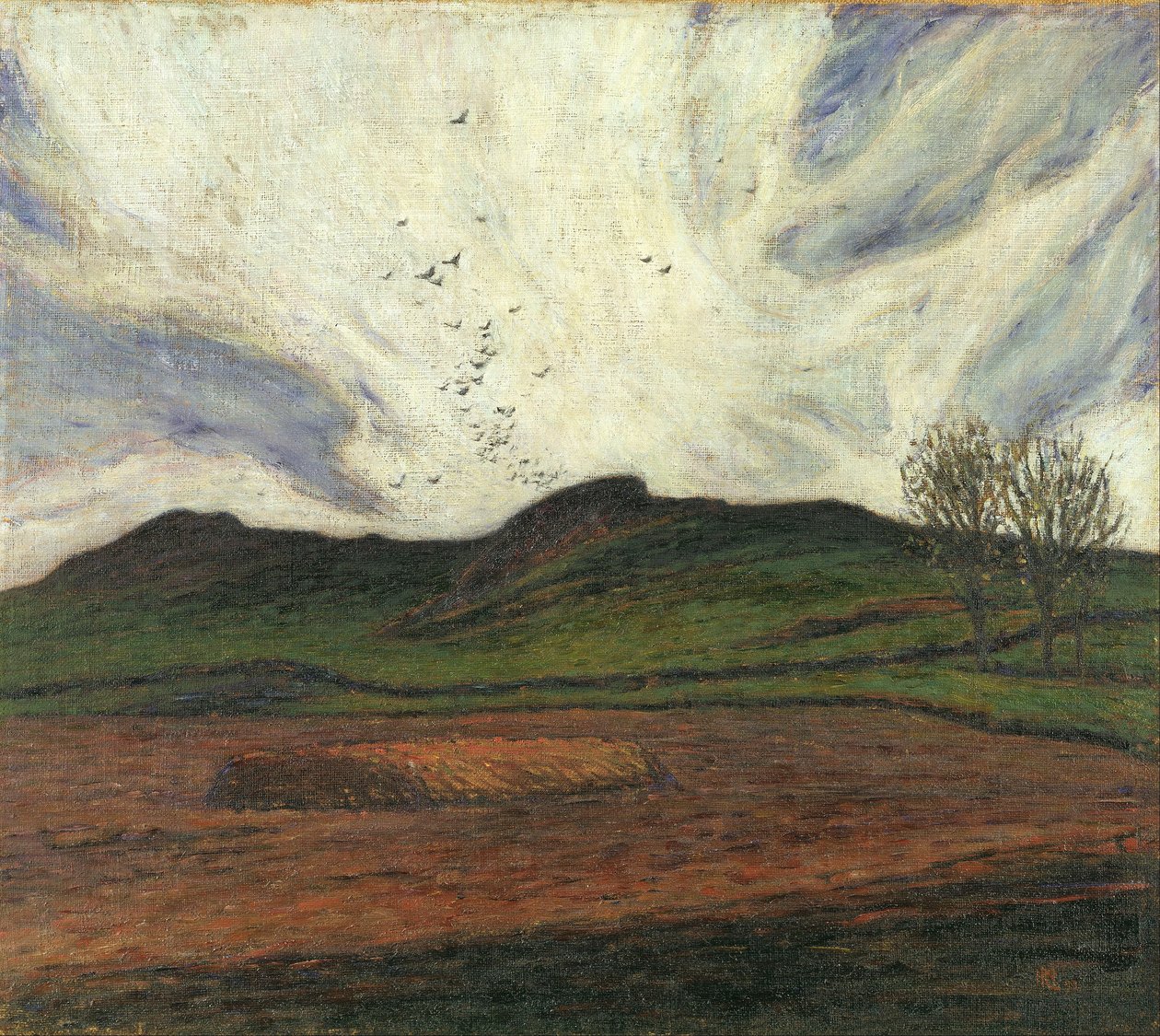 Stormskyer af Karl Nordström
