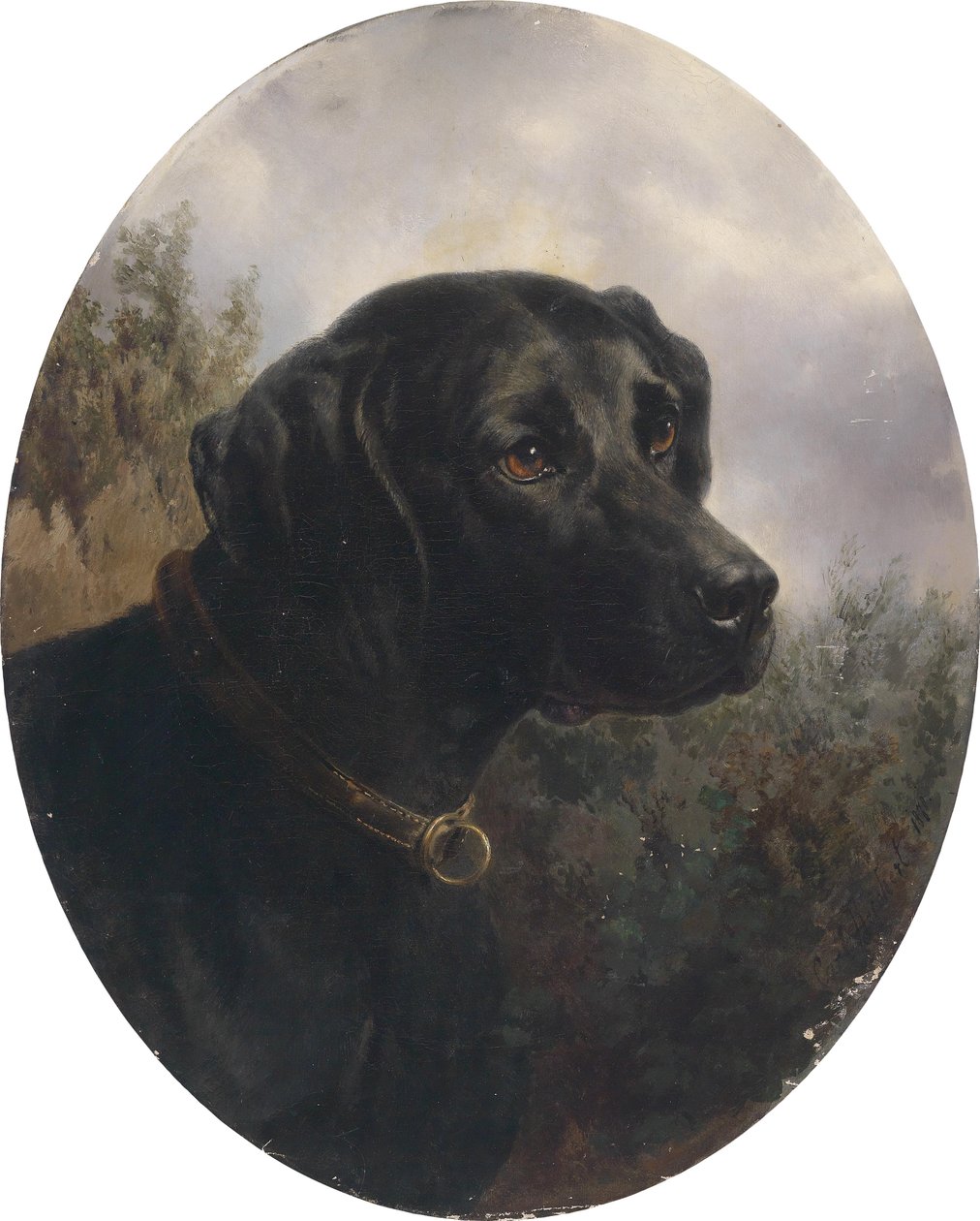 Hector, pegende hund af Arthur Ritter v. Snapper af Karl Reichert