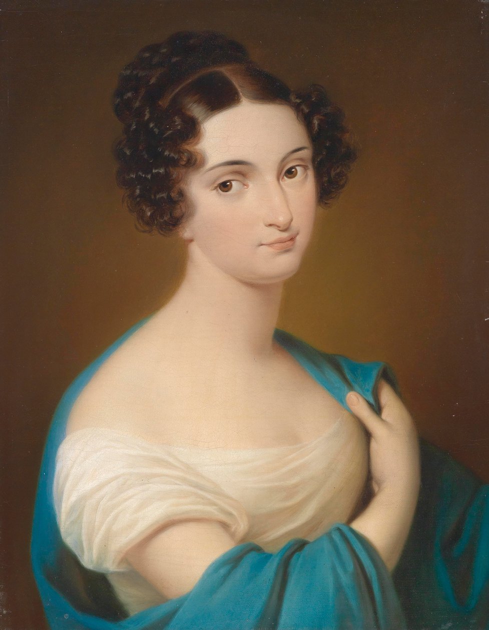 Portræt af Maria Despina Nitto (1795 - 1866) af Karl von Saar