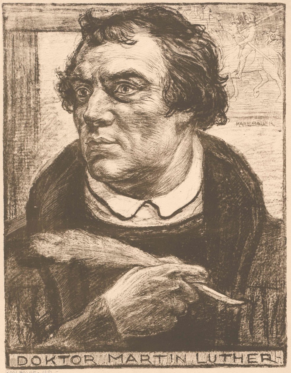 Martin Luther af Karl Bauer