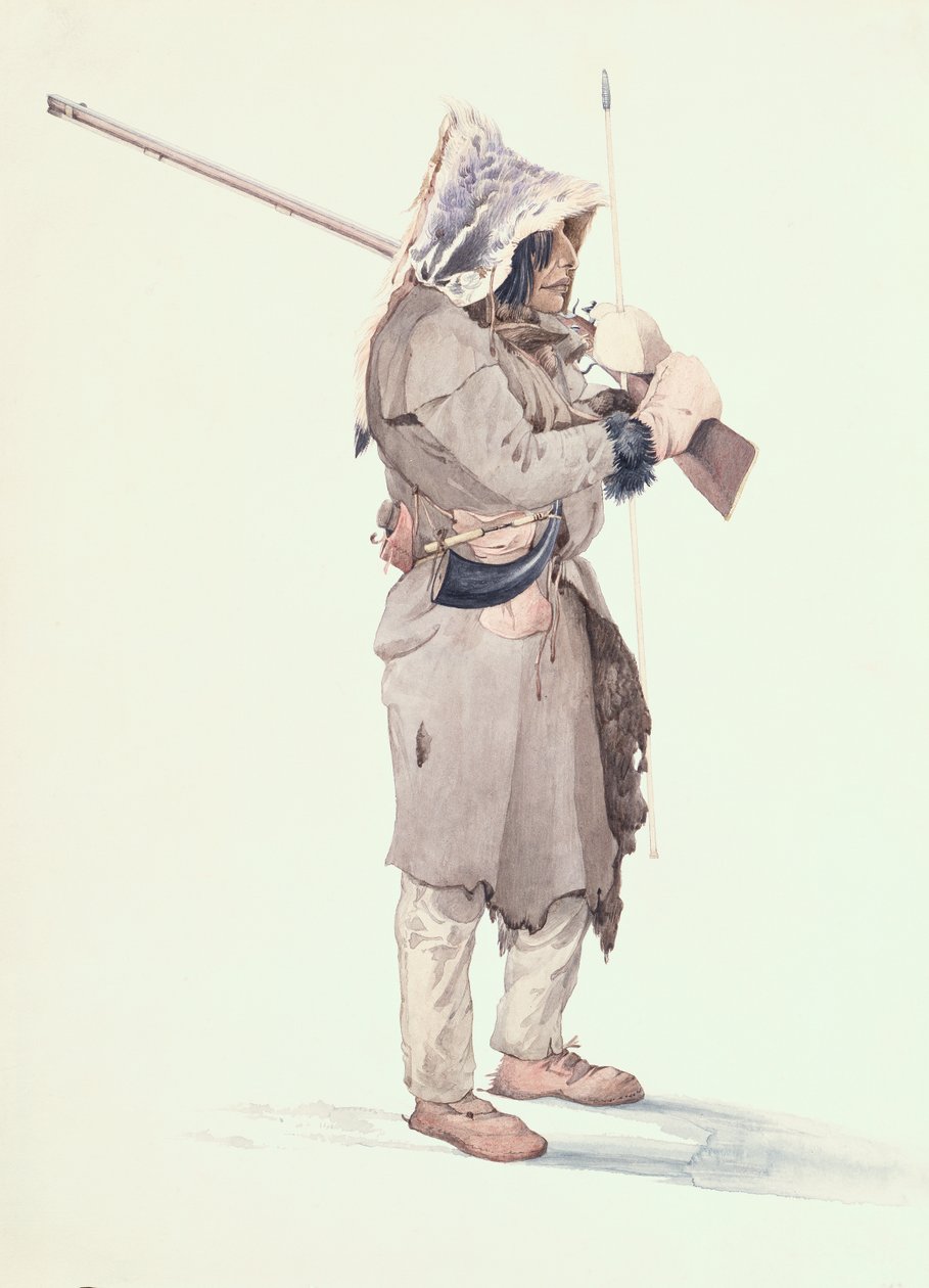 Pasesick-Kaskutau af Karl Bodmer