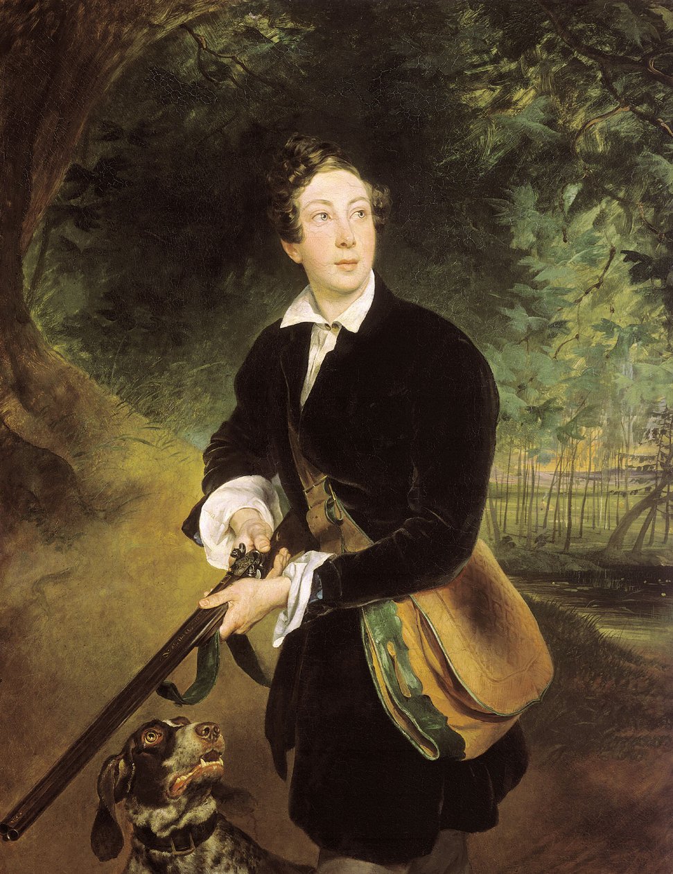 Portræt af Aleksej Konstantinovitj Tolstoj af Karl Bryullov