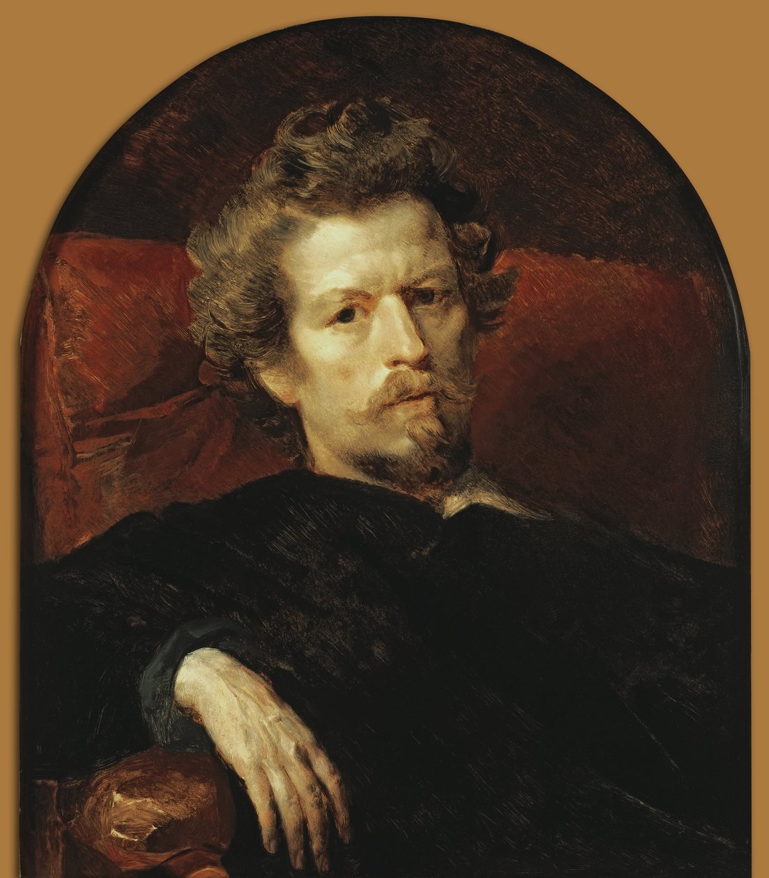 Russisk: "Selvportræt" Selvportræt af Karl Bryullov