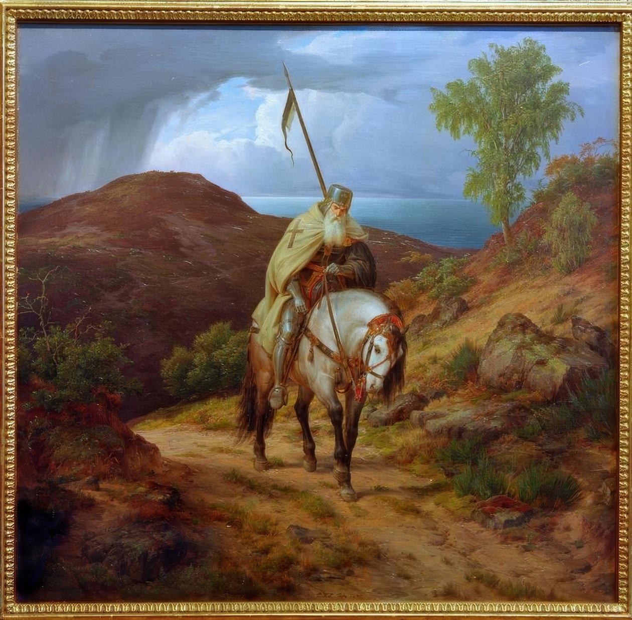 Tilbagevendende korsfarer af Carl Friedrich Lessing