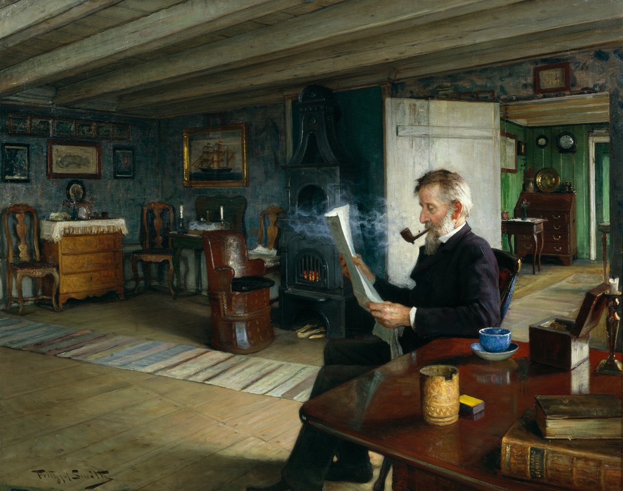 Skippernes stue af Karl Frithjof Smith