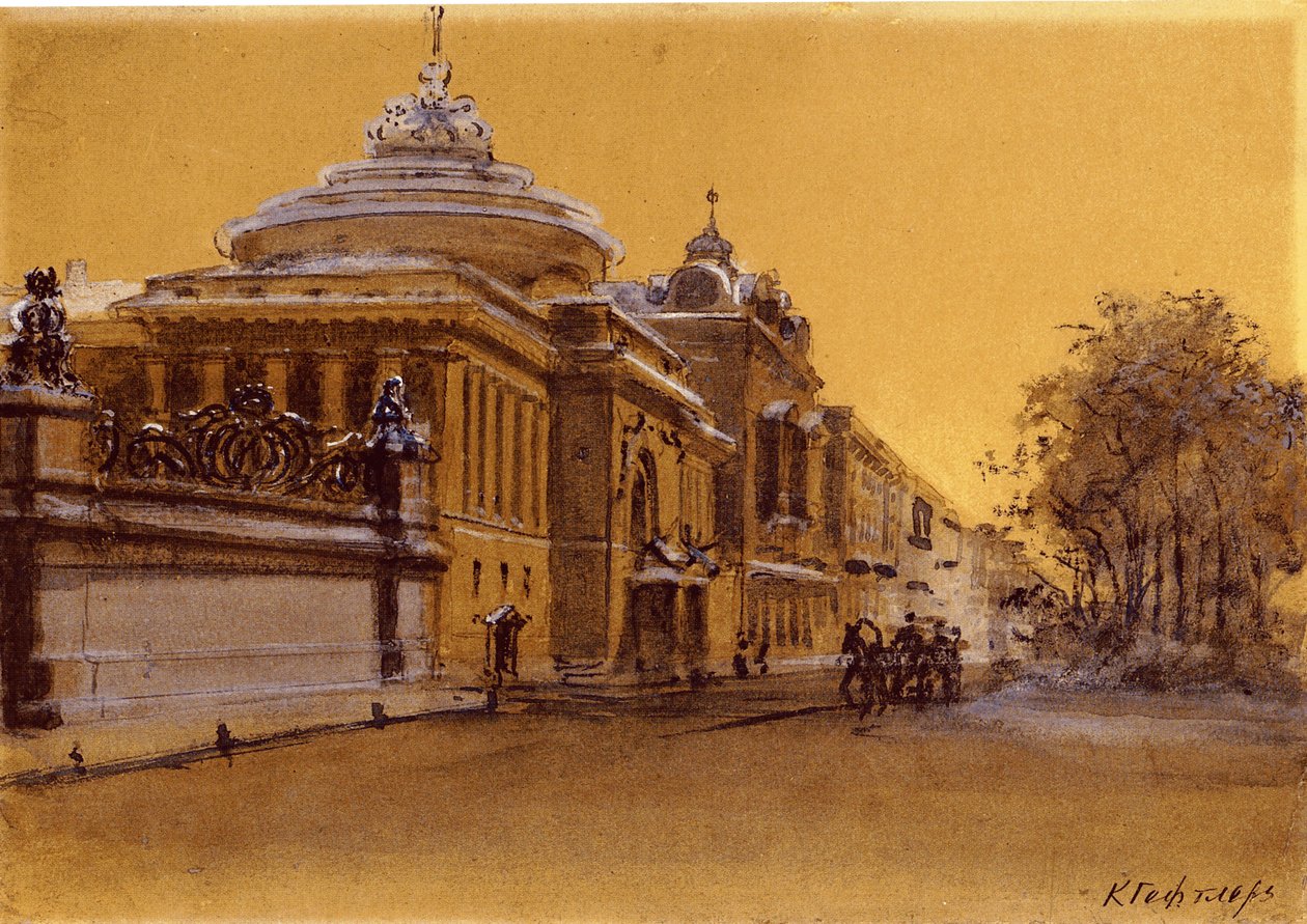 Panayev-teatret i Sankt Petersborg af Karl Geftler