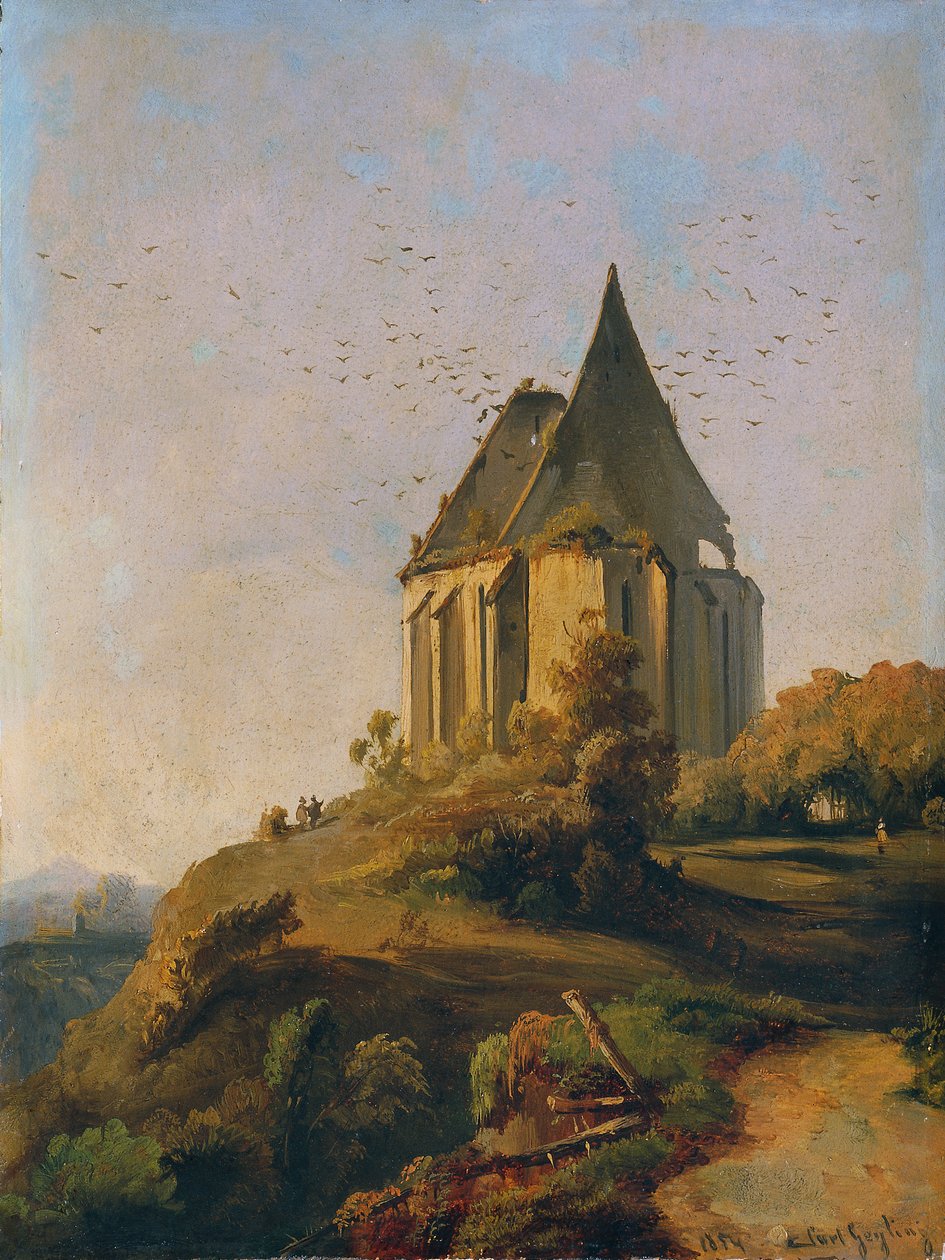 Kirchenruine af Karl Geyling