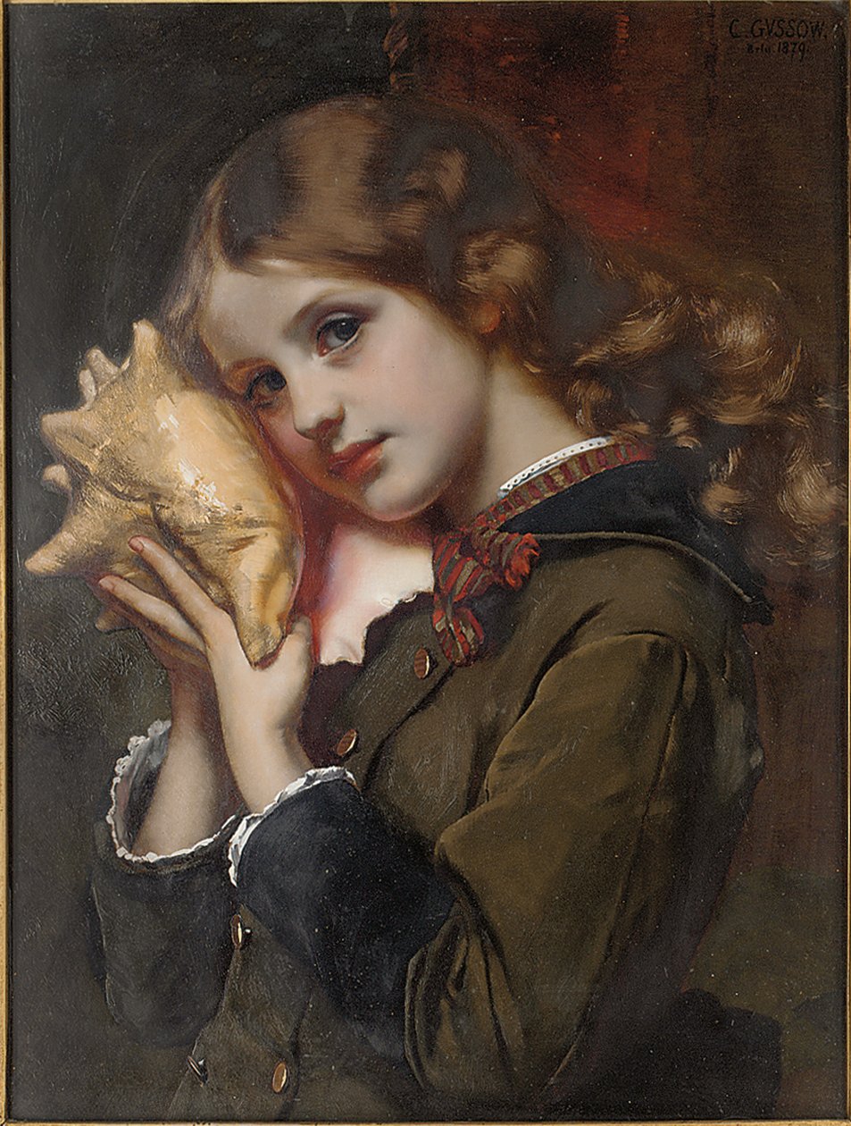 The Sound of the Sea, 1879 af Karl Gussow