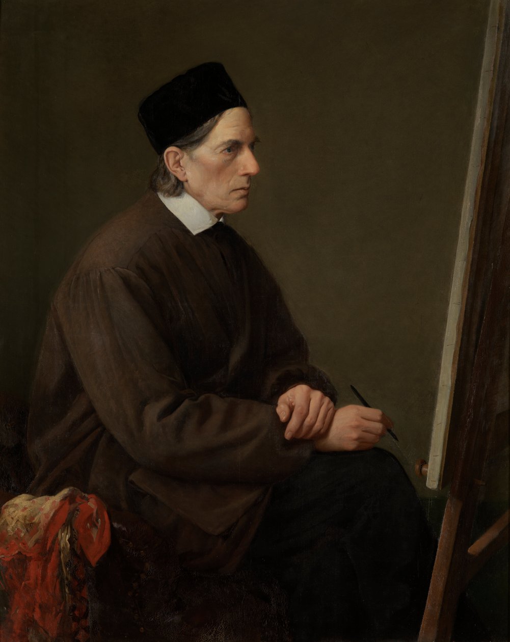 Maleren Johann Friedrich Overbeck af Karl Hoffmann