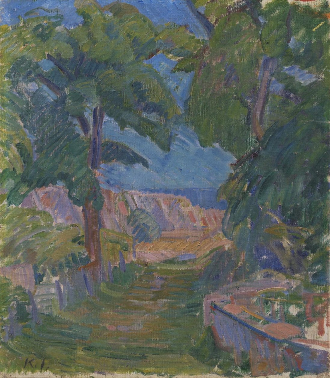 Landscape near "Mindet" on Christiansø af Karl Isakson